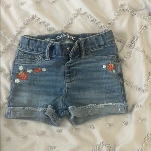 Cat & Jack Blue Cuffed Denim Shorts